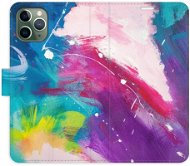 iSaprio flip pouzdro Abstract Paint 05 pro iPhone 11 Pro - Phone Cover