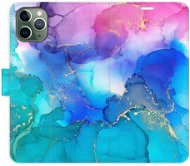 iSaprio flip pouzdro BluePink Paint pro iPhone 11 Pro - Phone Cover