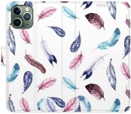 iSaprio flip pouzdro Colorful Feathers pro iPhone 11 Pro - Phone Cover