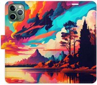 iSaprio flip pouzdro Colorful Mountains 02 pro iPhone 11 Pro - Phone Cover