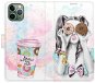 iSaprio flip pouzdro Donut Worry Girl pro iPhone 11 Pro - Phone Cover