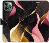 iSaprio flip puzdro Gold Pink Marble 02 pre iPhone 11 Pro - Kryt na mobil