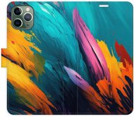iSaprio flip pouzdro Orange Paint 02 pro iPhone 11 Pro - Phone Cover