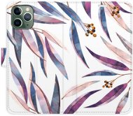 iSaprio flip pouzdro Ornamental Leaves pro iPhone 11 Pro - Phone Cover