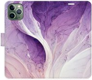 iSaprio flip pouzdro Purple Paint pro iPhone 11 Pro - Phone Cover
