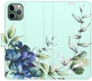 iSaprio flip pouzdro Blue Flowers pro iPhone 11 Pro - Phone Cover