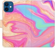 iSaprio flip pouzdro Abstract Paint 07 pro iPhone 12 mini - Phone Cover