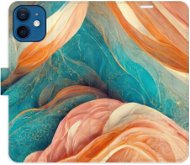 iSaprio flip pouzdro Blue and Orange pro iPhone 12 mini - Phone Cover