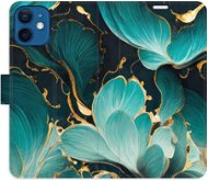 iSaprio flip pouzdro Blue Flowers 02 pro iPhone 12 mini - Phone Cover