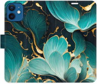 iSaprio flip pouzdro Blue Flowers 02 pro iPhone 12 mini - Phone Cover