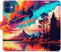 iSaprio flip puzdro Colorful Mountains 02 pre iPhone 12 mini - Kryt na mobil