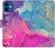 iSaprio flip pouzdro Colour Marble 02 pro iPhone 12 mini - Phone Cover