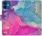 iSaprio flip puzdro Colour Marble 02 pre iPhone 12 mini - Kryt na mobil