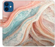 iSaprio flip pouzdro Colour Marble pro iPhone 12 mini - Phone Cover