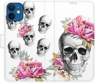 iSaprio flip pouzdro Crazy Skull pro iPhone 12 mini - Phone Cover