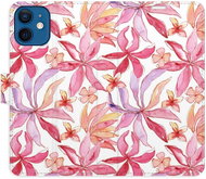 iSaprio flip pouzdro Flower Pattern 10 pro iPhone 12 mini - Phone Cover
