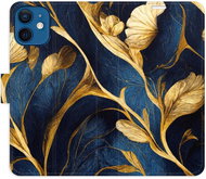 iSaprio flip case GoldBlue for iPhone 12 mini - Phone Cover