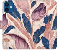 iSaprio flip pouzdro Old Leaves 02 pro iPhone 12 mini - Phone Cover