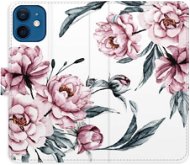 iSaprio flip pouzdro Pink Flowers pro iPhone 12 mini - Phone Cover