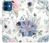 iSaprio flip pouzdro Succulents pro iPhone 12 mini - Phone Cover
