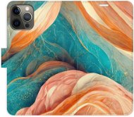 iSaprio flip pouzdro Blue and Orange pro iPhone 12/12 Pro - Phone Cover