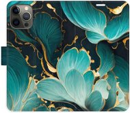 iSaprio flip pouzdro Blue Flowers 02 pro iPhone 12/12 Pro - Phone Cover