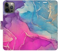 iSaprio flip pouzdro Colour Marble 02 pro iPhone 12/12 Pro - Phone Cover