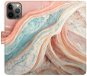 iSaprio flip pouzdro Colour Marble pro iPhone 12/12 Pro - Phone Cover