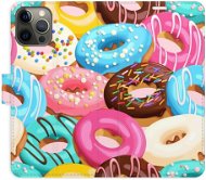 iSaprio flip puzdro Donuts Pattern 02 na iPhone 12/12 Pro - Kryt na mobil