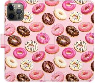 iSaprio flip puzdro Donuts Pattern 03 pre iPhone 12/12 Pro - Kryt na mobil