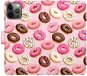 iSaprio flip pouzdro Donuts Pattern 03 pro iPhone 12/12 Pro - Phone Cover