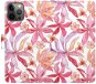 iSaprio flip puzdro Flower Pattern 10 na iPhone 12/12 Pro - Kryt na mobil