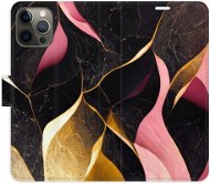 iSaprio flip pouzdro Gold Pink Marble 02 pro iPhone 12/12 Pro - Phone Cover