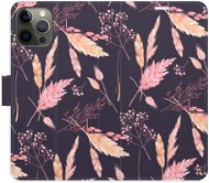 iSaprio flip pouzdro Ornamental Flowers 02 pro iPhone 12/12 Pro - Phone Cover