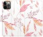 iSaprio flip puzdro Ornamental Flowers pre iPhone 12/12 Pro - Kryt na mobil