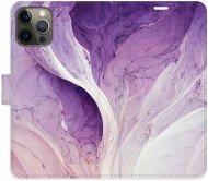 iSaprio flip pouzdro Purple Paint pro iPhone 12/12 Pro - Phone Cover