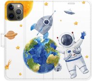 iSaprio flip pouzdro Space 06 pro iPhone 12/12 Pro - Phone Cover