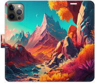 iSaprio flip pouzdro Colorful Mountains pro iPhone 12/12 Pro - Phone Cover
