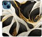 iSaprio flip pouzdro BlackGold Marble pro iPhone 13 - Phone Cover