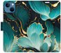 iSaprio flip puzdro Blue Flowers 02 pre iPhone 13 - Kryt na mobil