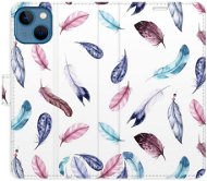 iSaprio flip puzdro Colorful Feathers pre iPhone 13 - Kryt na mobil