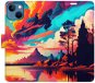 iSaprio flip pouzdro Colorful Mountains 02 pro iPhone 13 - Phone Cover