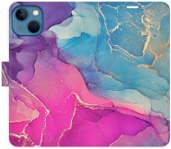 iSaprio flip pouzdro Colour Marble 02 pro iPhone 13 - Phone Cover
