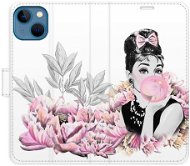 iSaprio flip puzdro Girl with bubble na iPhone 13 - Kryt na mobil