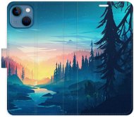 iSaprio flip pouzdro Magical Landscape pro iPhone 13 - Phone Cover