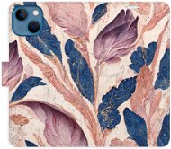 iSaprio flip pouzdro Old Leaves 02 pro iPhone 13 - Phone Cover