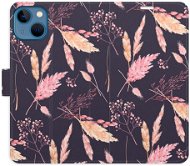 iSaprio flip pouzdro Ornamental Flowers 02 pro iPhone 13 - Phone Cover