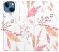 iSaprio flip pouzdro Ornamental Flowers pro iPhone 13 - Phone Cover