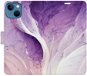 iSaprio flip puzdro Purple Paint na iPhone 13 - Kryt na mobil