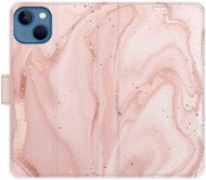 iSaprio flip puzdro RoseGold Marble pre iPhone 13 - Kryt na mobil